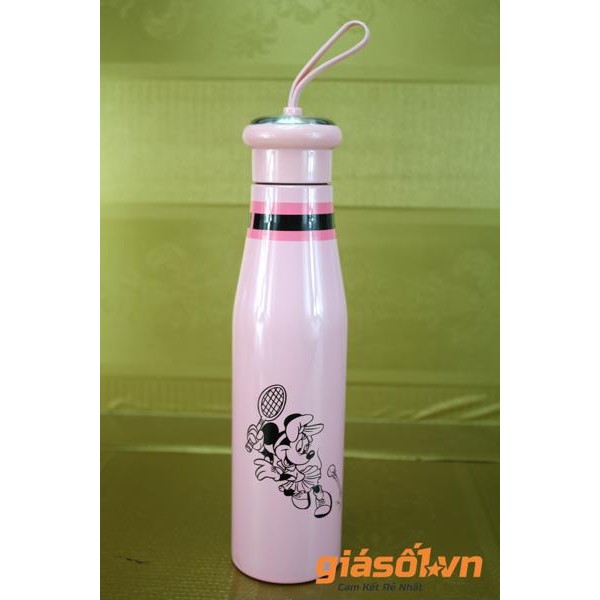 Bình nước giữ nhiệt Fashion 1515 hình Mickey 450ml ruột Inox