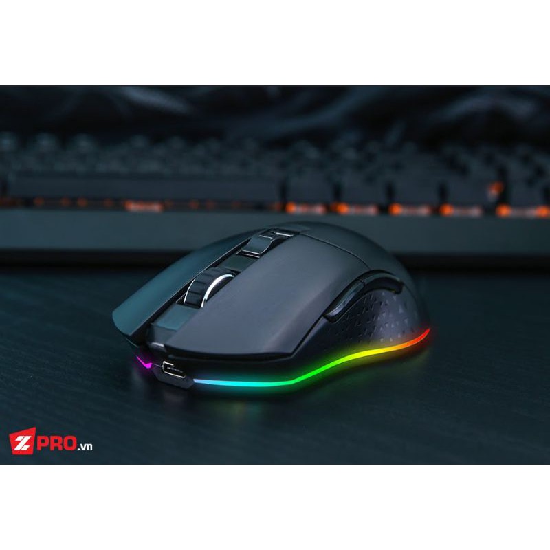 Chuột máy tính Gaming Dareu EM901 RGB WIRELESS Black Switch (Phiên bản nâng cấp EM905 Pro) - Bảo hành 24 tháng