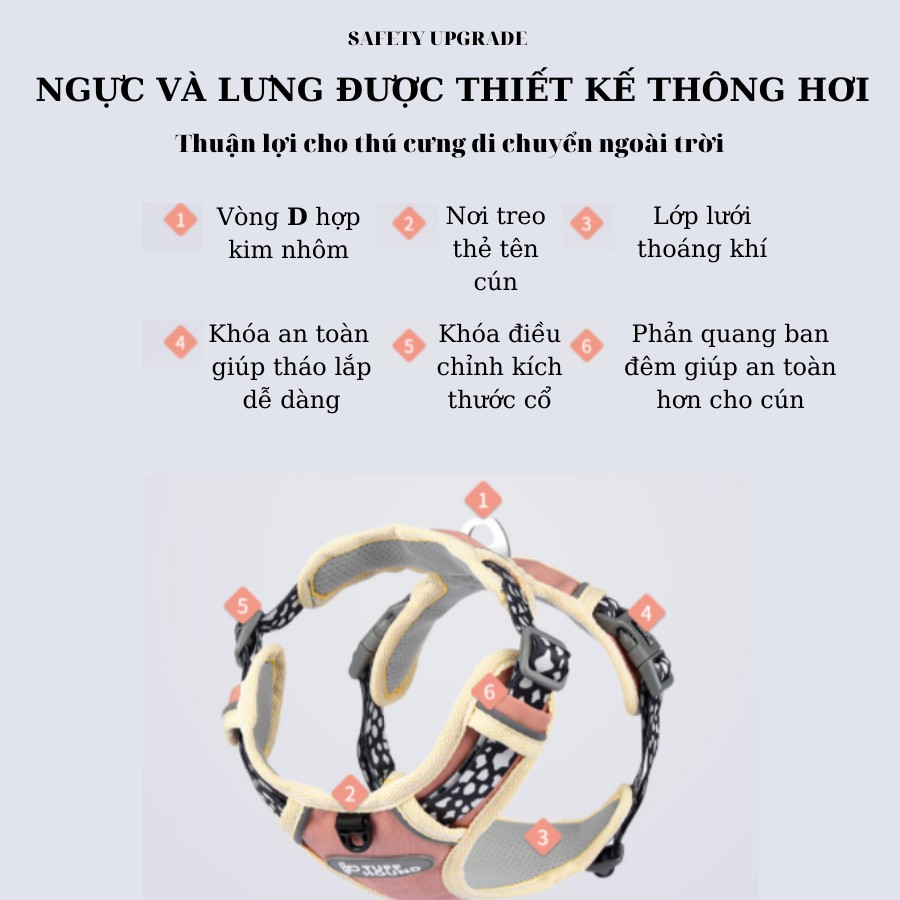 Tuff Hound Yếm vest cao cấp cho chó mèo / Thú cưng