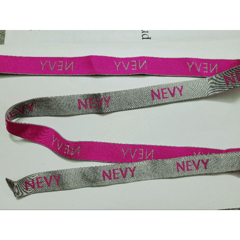 3 mét chun lụa chữ NEVY bản rộng 2cm