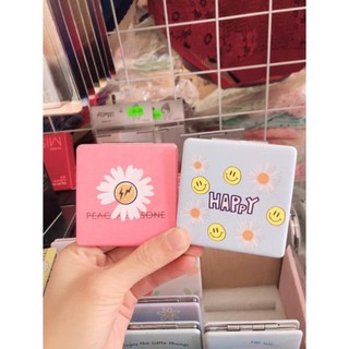 Gương mini 2 mặt hình vuông
