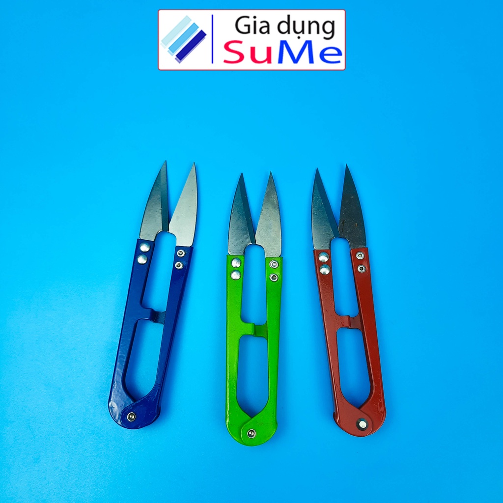 Kéo cắt chỉ thừa, kéo bấm chỉ may cắt vải nhiều màu chuyên nghiệp K6