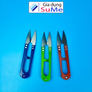 Kéo bấm cắt chỉ thừa, cắt vải nhiều màu