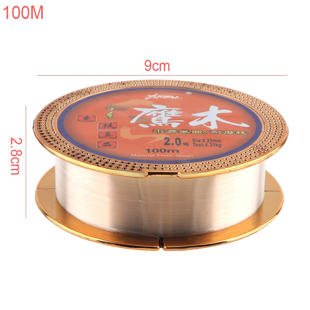 Cuộn Dây Câu 100M 110Yards 2 3 4 5 7 14 18 23LB Chất Lượng Cao