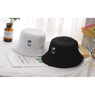 Mũ bucket - thêu râu