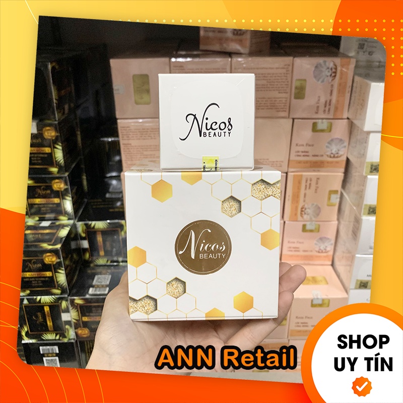 [Chính Hãng] Combo Kem Face Men Gạo Nicos + Serum Tinh Chất Mật Ong Nicos - Boss Thanh Nhi Nikos