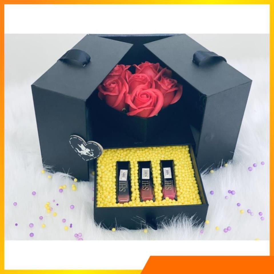 SÉT QUÀ TẶNG PHỤ NỮ - Son SHI không chì - Bền màu - Lên Màu Chuẩn - Hàng mới về 2021 V V V . | BigBuy360 - bigbuy360.vn