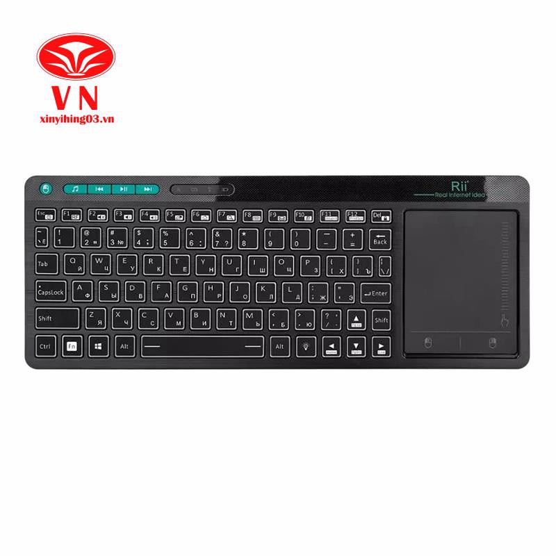 Rii K18+ Keyboard, with Touchpad for Smart Tv, Android Tv Box, Iptv