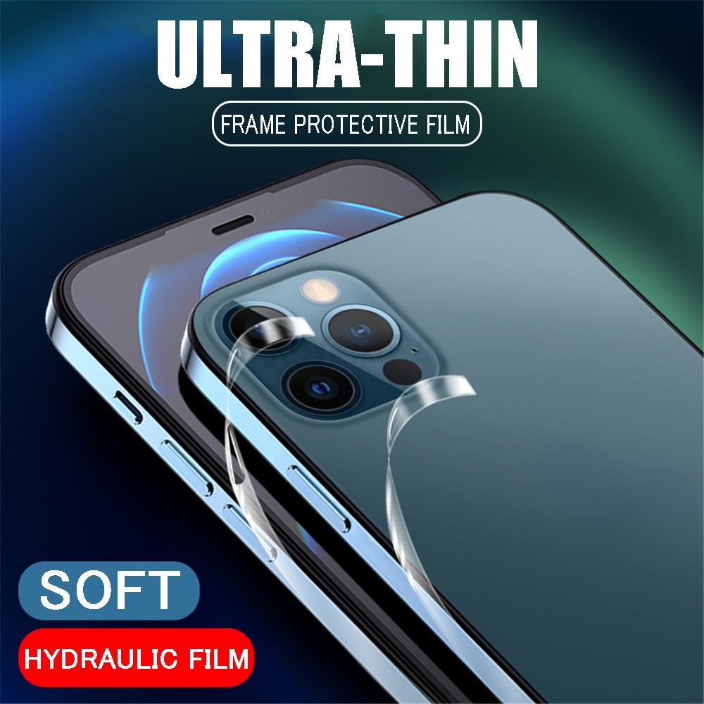 Miếng dán viền điện thoại Hydrogel mềm chống xước cho  for iPhone 15 Pro Max 14 13 Pro Max 12 Pro Max bên cạnh Điện thoại