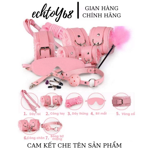 Set Bộ chocker sexy 10 món cosplay BDSm trang trí Nhật Bản