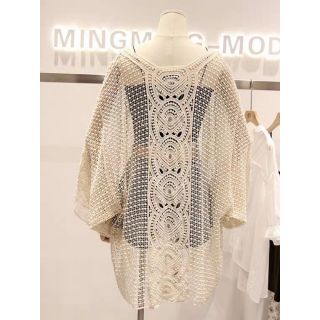 Áo lưới đi biển chanh xả