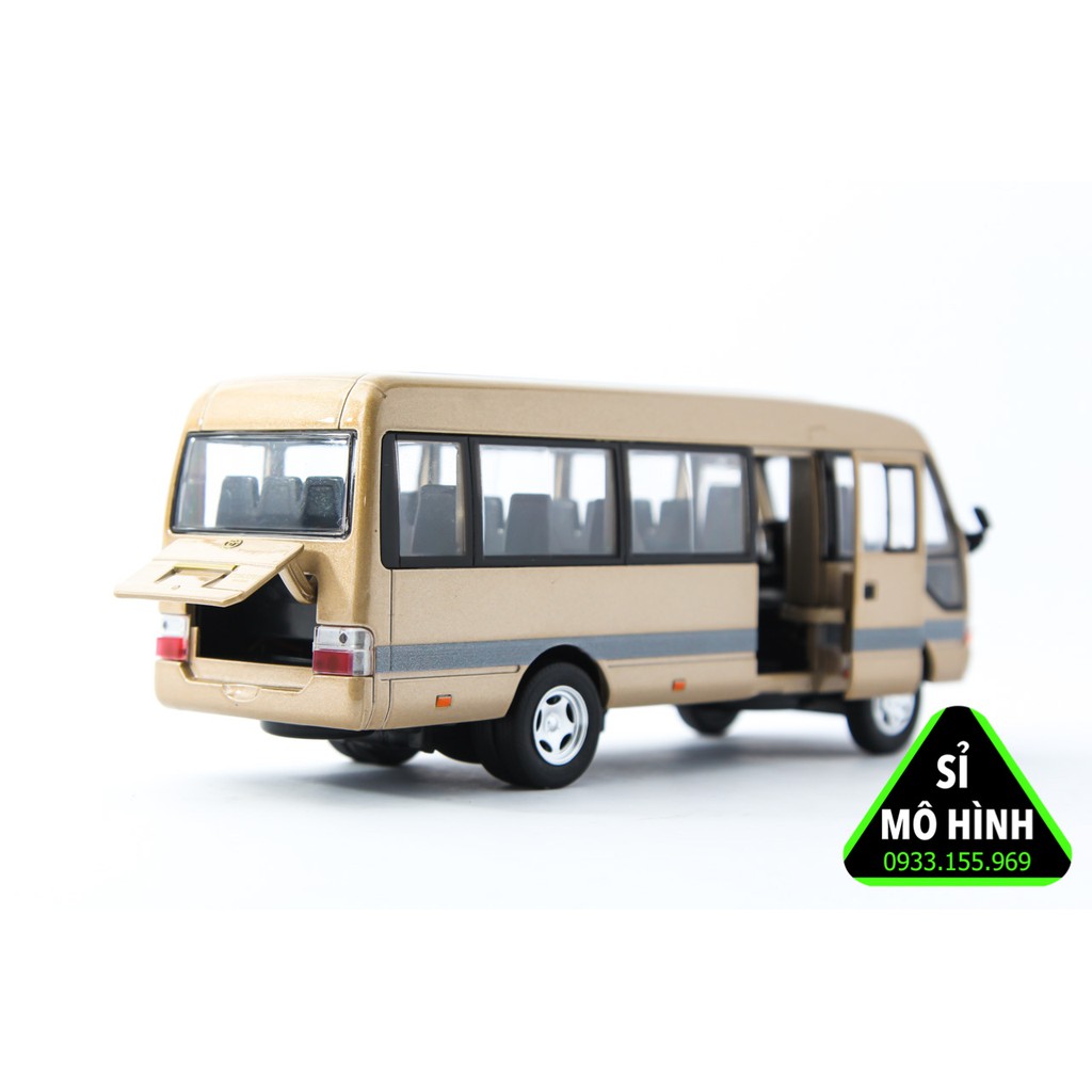 Mô hình xe khách Toyota Coaster Bus 1:32