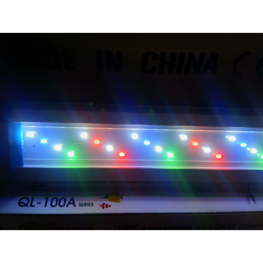 Đèn Led trắng và màu QUANLONG 100cm, phiên bản cải tiến.