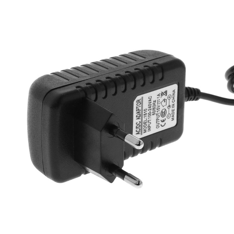 Bộ Chuyển Đổi Nguồn Điện AC DC 15V 1A Với Phích Cắm 5.5x2.5mm
