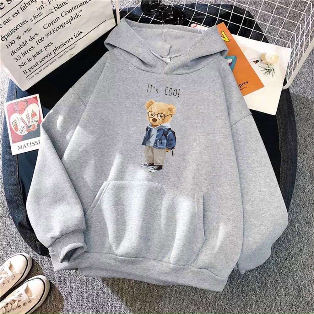 Áo Hoodie nam nữ hình in Pet chất lượng, chất nỉ bông dày dặn William - DS180