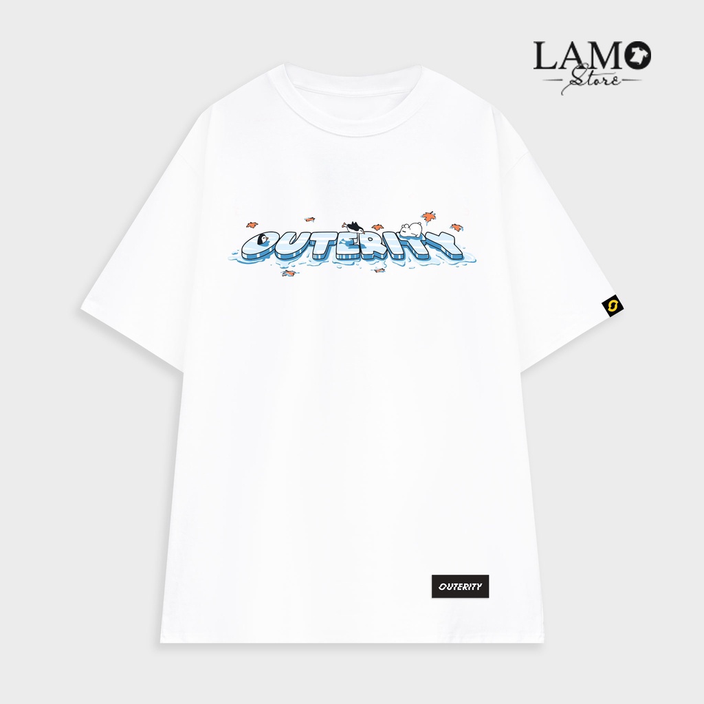 Áo thun nam nữ Outerity 100- ICE -Lamo store-V22