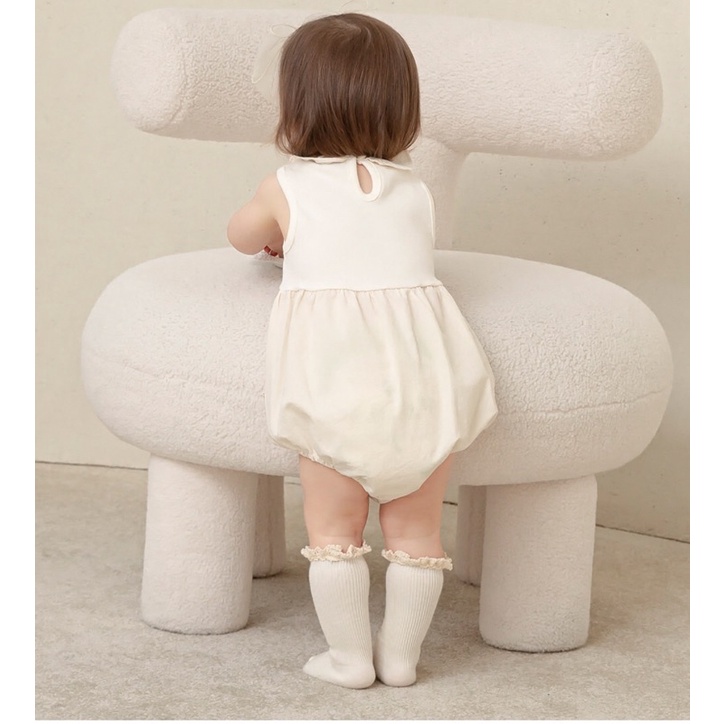 Suit váy cổ bèo bé gái Little tini Hàn Quốc