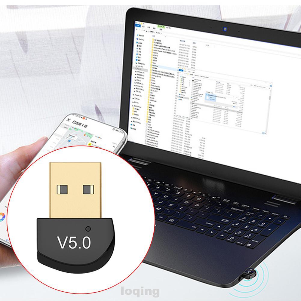 Bộ Chuyển Đổi Usb Bluetooth V5.0 Không Dây Đa Năng Cho Laptop