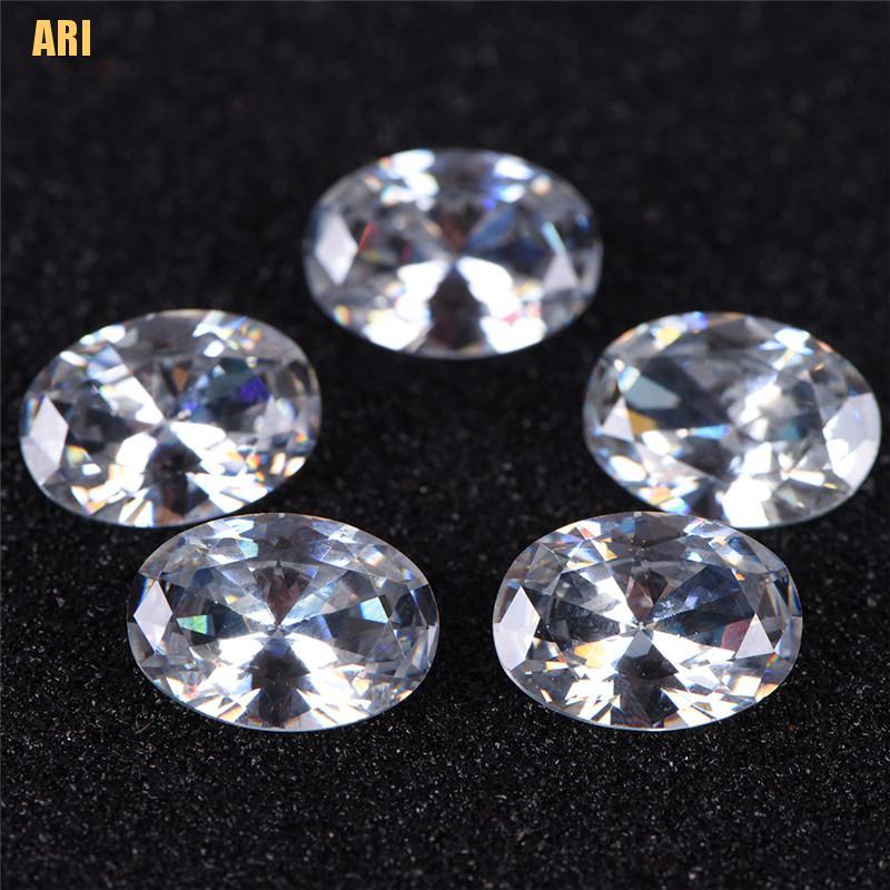 Đá Zircon Tự Nhiên Hình Oval Kích Thước 10X14Mm Dùng Làm Trang Sức Thủ Công