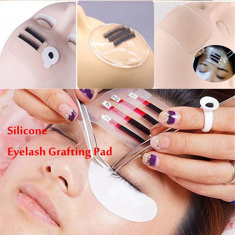 MELODG Khay Silicone Đựng Lông Mi Giả Chống Tĩnh Điện