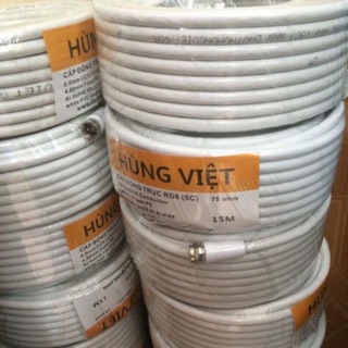 15 m dây cáp đồng trục có rắc cắm 2 đầu