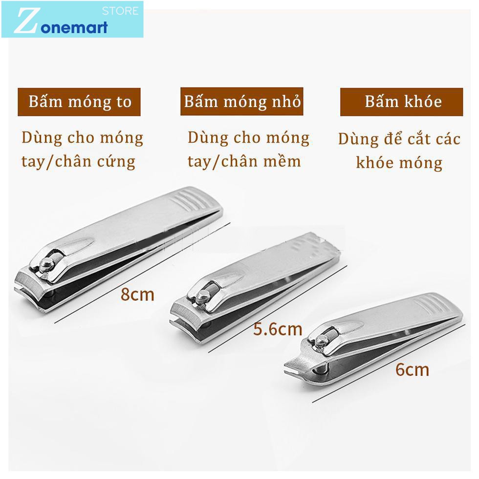 Bộ Kìm cắt móng chân tay 12 món inox không gỉ B029