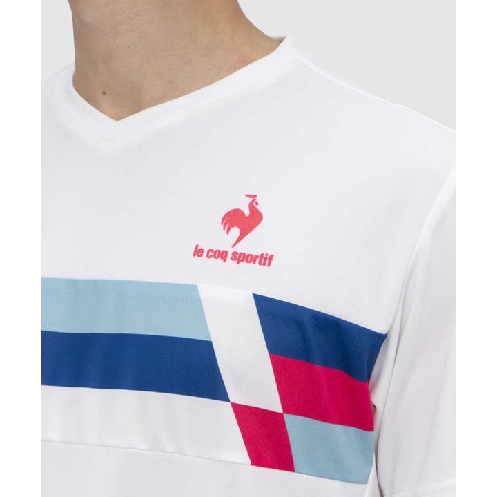 Áo T-Shirt le coq sportif nam - QTMTJA00-WHT