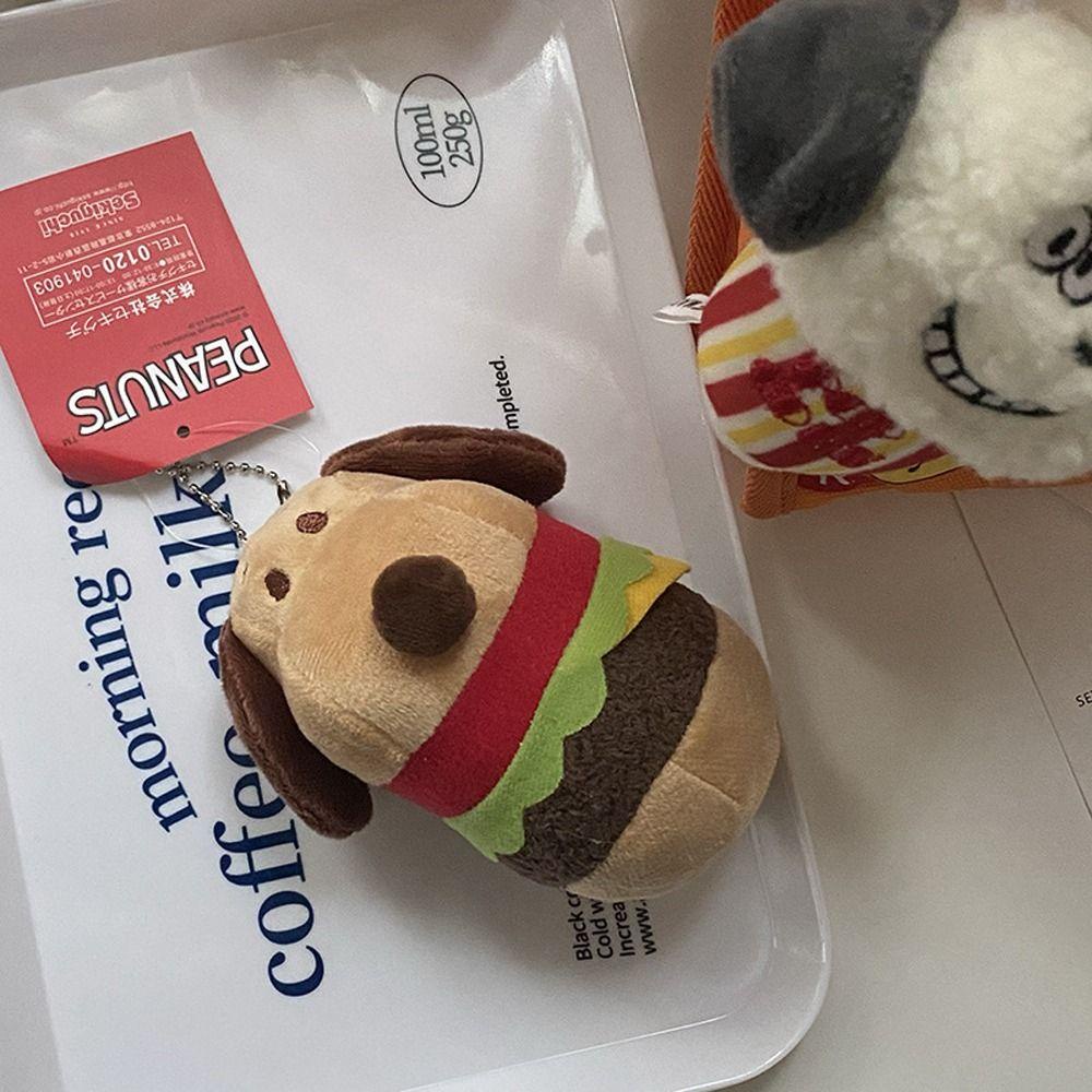 LANFY Móc Khóa Hình Chú Chó Snoopy Hoạt Hình Xinh Xắn