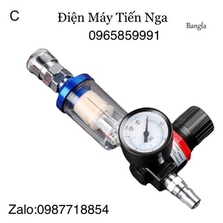 Bộ lọc hơi nước khí nén kèm van điều áp