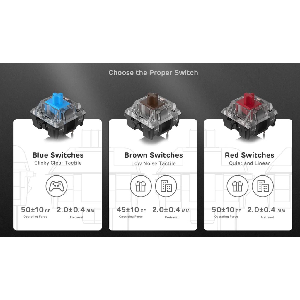 Công tắc bàn phím cơ Switch RK