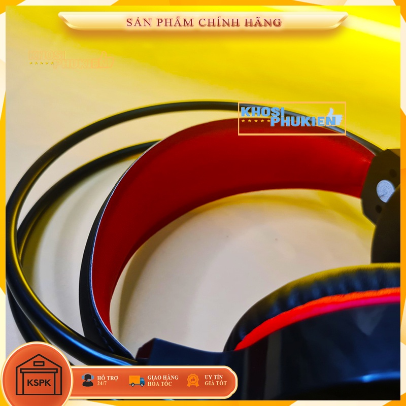 TAI NGHE CHỤP TAI CÓ MIC LED 7 MÀU GAMING KSPK TNGAHS09