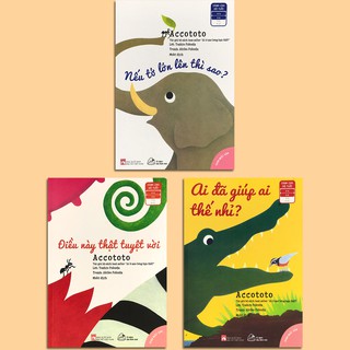 Sách - Ehon Accototo Ehon Nhật Bản dành cho bé 0-6 tuổi Bộ 3 quyển