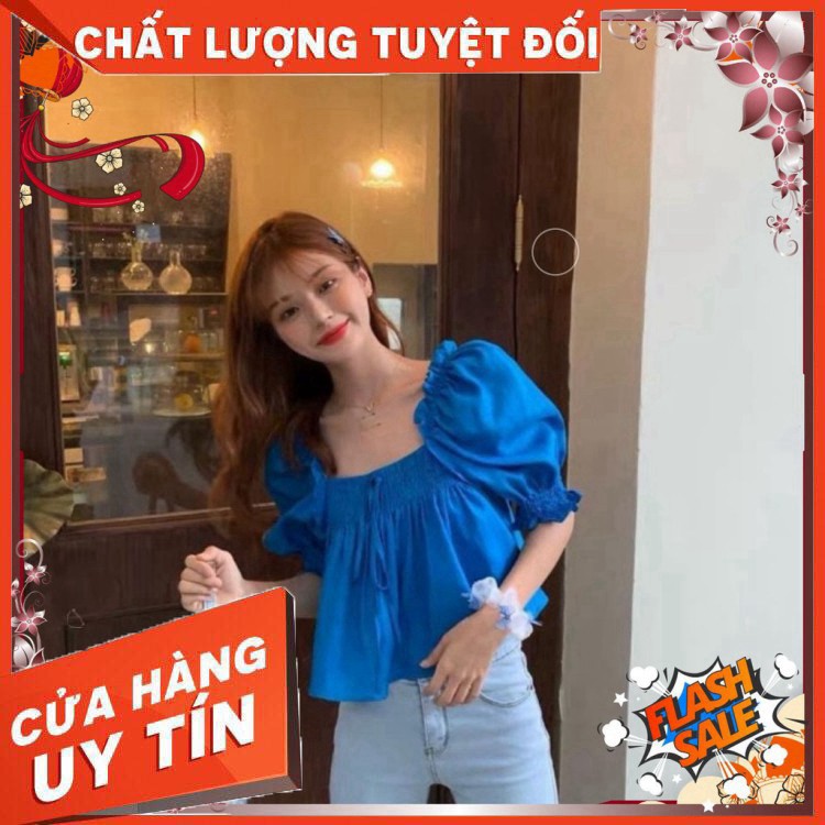 Áo nữ tay kiểu retro