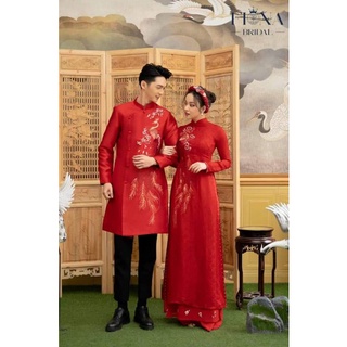 Áo dài cặp dâu rể