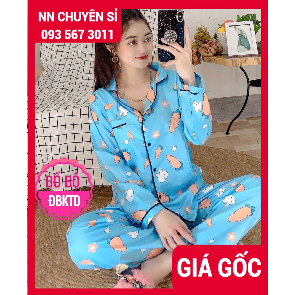 ĐỒ BỘ KATE DÀI IN HÌNH ⚡ẢNH THẬT⚡ BỘ NGỦ NỮ HOẠT HÌNH TỔNG HỢP - ĐỒ BỘ TAY DÀI MẶC NHÀ BKT