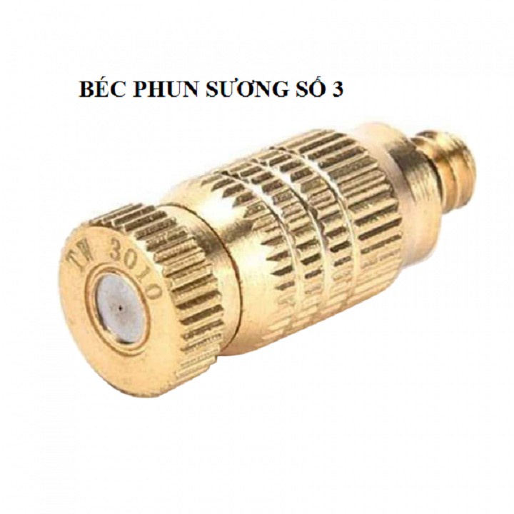 Béc phun sương đồng số 1-2-3-4-5-6-8 tưới lan/rau/ hoa