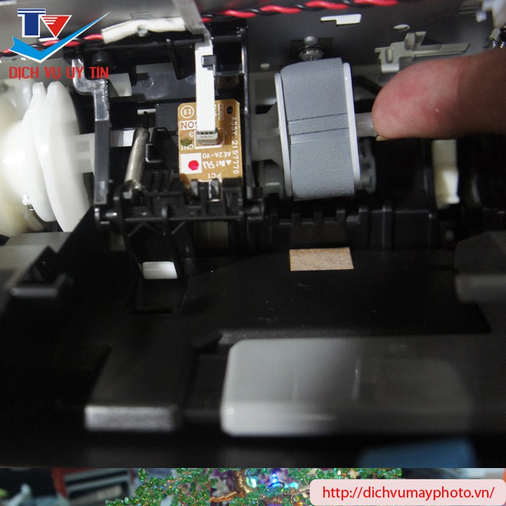 { Mới 100% bao chất lượng } Bộ quả cao su kéo giấy mới zin Epson L300 L310 L210 L220 L360 L455 L565