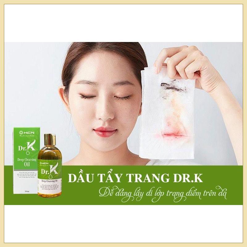 Dầu tẩy trang 300ml Dr.K  an toàn giúp sạch sâu se khít lỗ chân lông