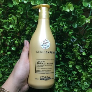 DẦU GỘI PHỤC HỒI TÓC HƯ TỔN CHUYÊN SÂU LOREAL ABSOLUTE  REPAIR LIPIDIUM EXPERT 500ML