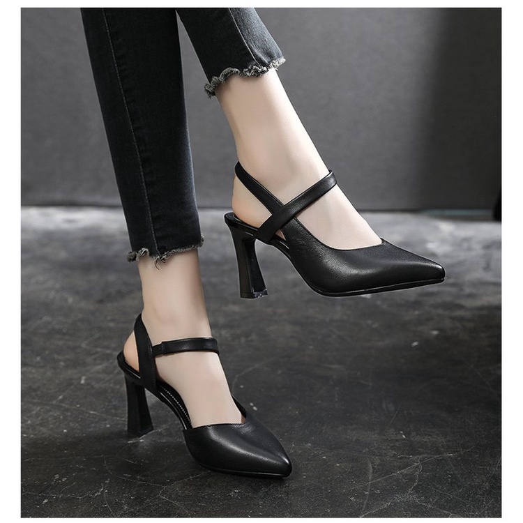 Giày Cao Gót Mũi Nhọn Thời Trang Thanh Lịch Cho Nữ