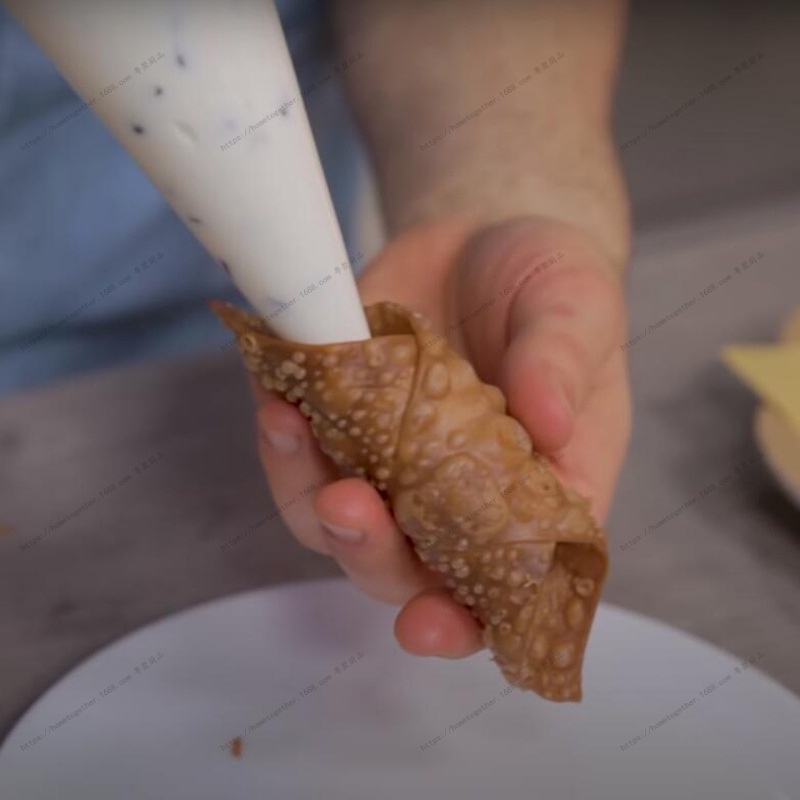 Set 6 ống làm bánh sừng bò bằng thép không gỉ