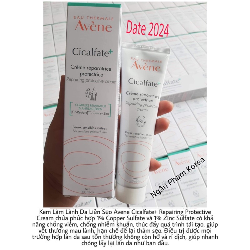 [Có Bill - 100ml] Kem làm lành sẹo, thâm và phục hồi da Avène Cicalfate+