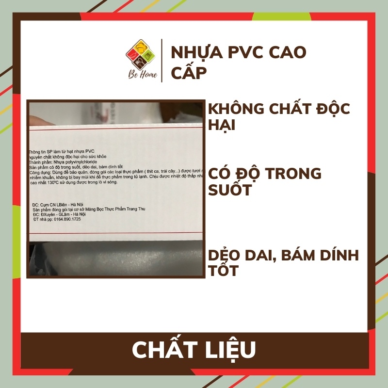 Màng Bọc Thực Phẩm Có Lưỡi Cắt GoodSaiGon BEHOME Màng Bọc Thức Ăn Co Dãn Siêu Bền Đảm Bảo An Toàn [GOODSG268]