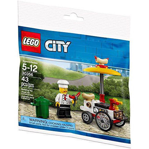Lego UNIK BRICK POLYBAG 30356 – Chú bán xúc xích và xe