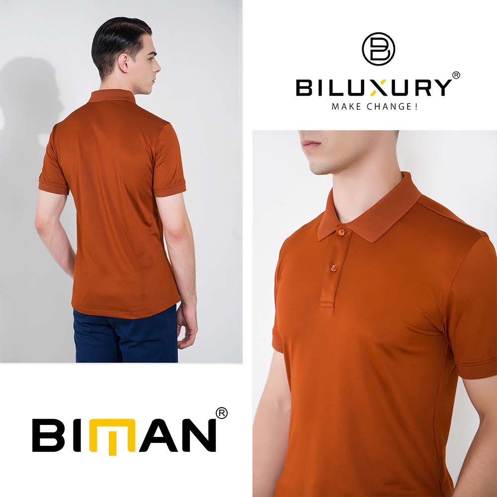 Bộ quần áo nam mùa hè cao cấp polo có cổ Biluxury form chuẩn bodyfit thoáng mát mềm nhẹ 5APCB006