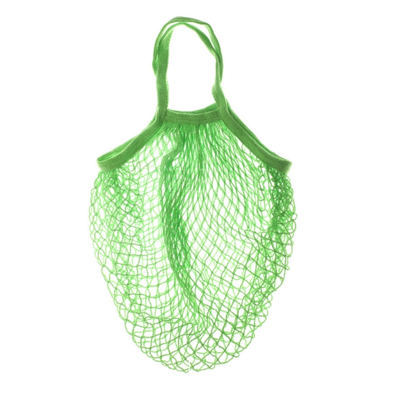 Seng Túi Lưới Mua Sắm Bằng Cotton Thân Thiện Với Môi Trường Tay Cầm Ngắn Có Thể Tái Sử Dụng