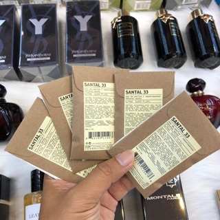 Vial Nước Hoa Nam Le Labo Santal 33 1ml