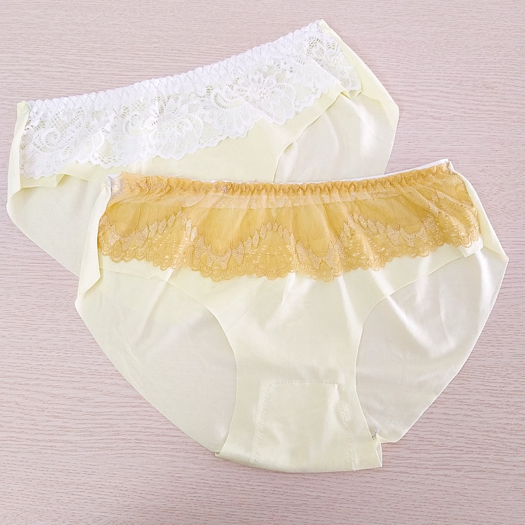Quần lót su nữ ren hoa điệu đà quyến rũ KIMCHIBIKINI chíp cạp chun sexy nâng mông tôn dáng QL156