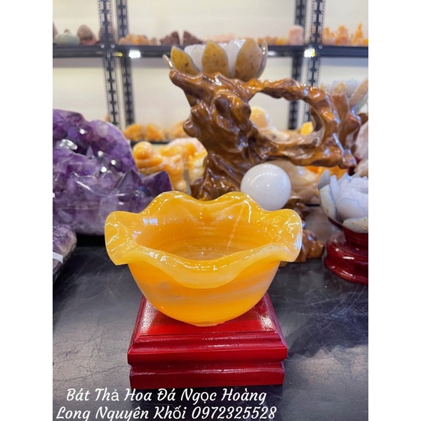 Bát Thả Hoa Đá Ngọc Hoàng Long