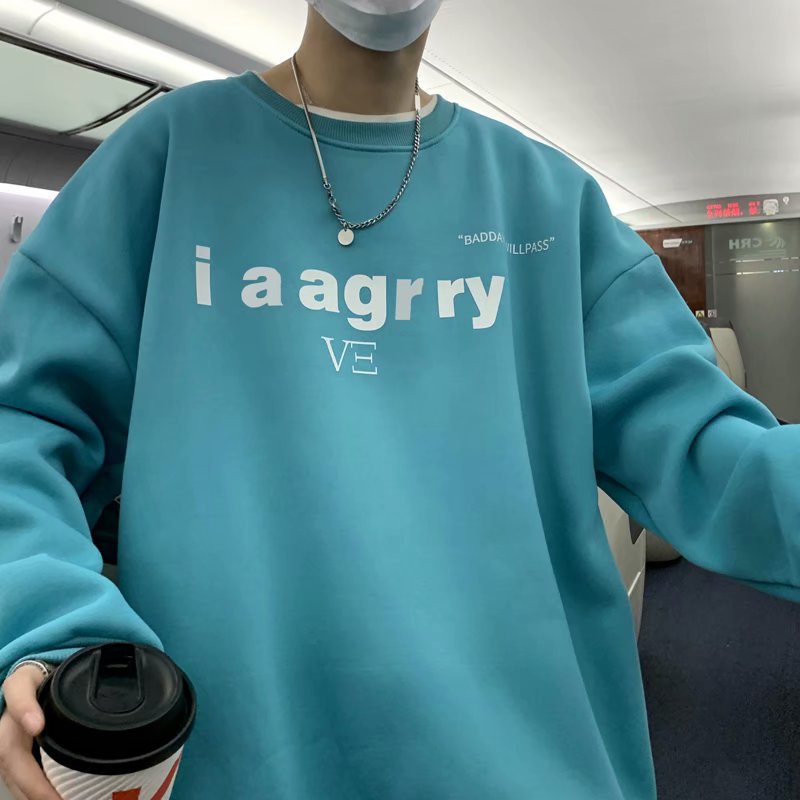 Áo sweater vải nỉ bông phong cách thời trang cho unisex